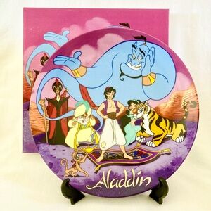 1992 Commemorative Disney Aladdin Decorative Plate